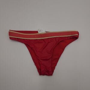 Calzedonia Low Rise Hipster Bikini Botom in Red Size S